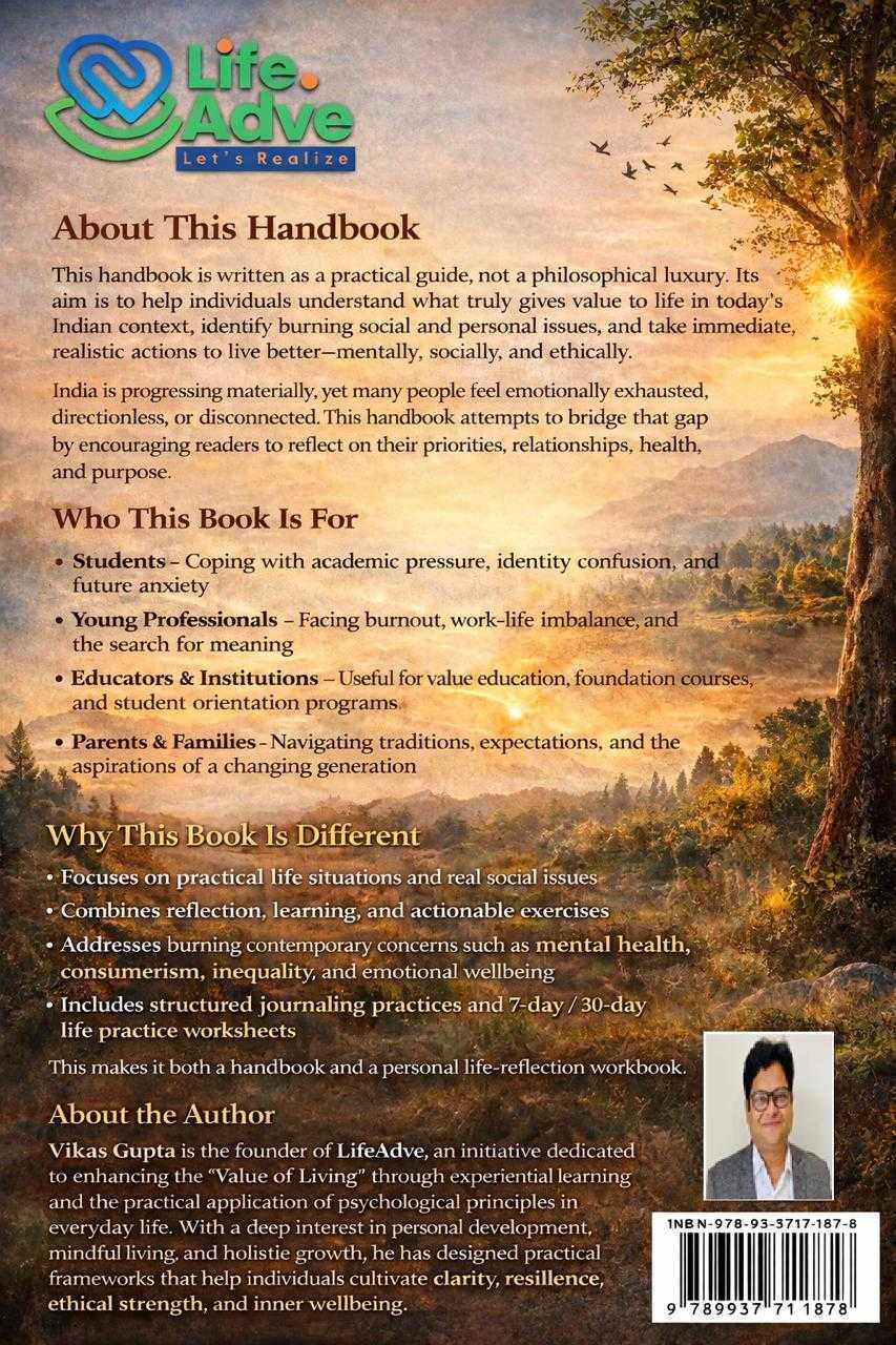 The True Value of Living Back Cover